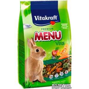 Корм для кроликів Vitakraft Menu Vital 3 кг (4008239255426) ТОП в Миколаєві