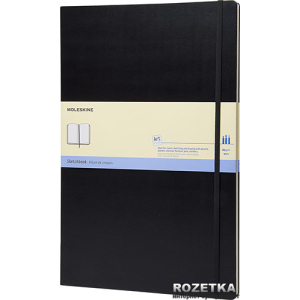 Нотатник Moleskine Folio 21 х 30 см 96 сторінок без лінівки Чорна (9788862931939) в Миколаєві