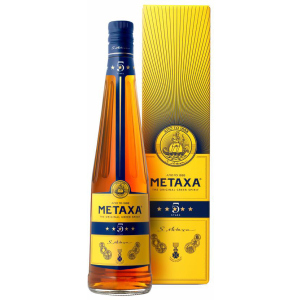 Бренди Metaxa 5* 0.7 л 38% в подарочной упаковке (5202795120054) лучшая модель в Николаеве