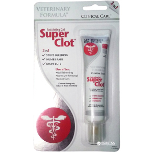 Гель для обработки ран Veterinary Formula Clinical Care Super Clot  28 г (736990002013) ТОП в Николаеве