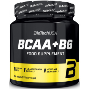 Амінокислота Biotech BCAA + B6 340 таблеток (5999076234080) рейтинг