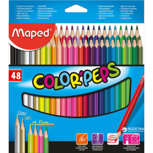 Олівці кольорові Maped Color Peps Classic 48 кольорів (MP.832048) краща модель в Миколаєві