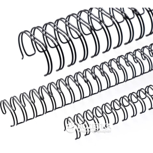 Металеві пружини bindMARK 12.7 мм 100 шт Чорні (20000472520) ТОП в Миколаєві