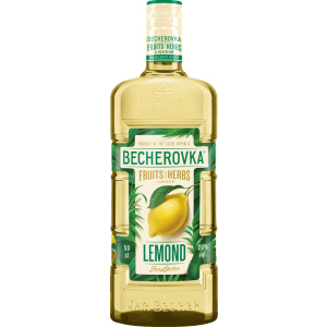 Ликерная настойка на травах Becherovka Lemond 0.5 л 20% (8594405105504)