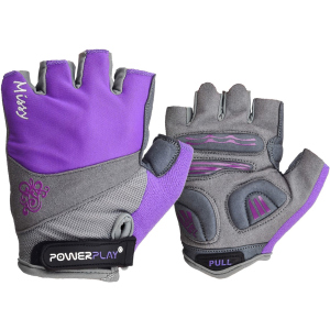 Велоперчатки женские PowerPlay 5277A XS Purple (5277A_XS_Purple) ТОП в Николаеве