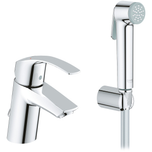 Смеситель для раковины GROHE Eurosmart 23124002 с душевым набором ТОП в Николаеве