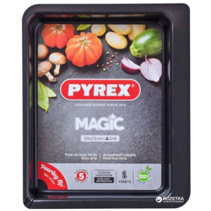 Форма прямокутна для випічки Pyrex Magic 30 х 23 см Прямокутна Чорна (MG30RR6) в Миколаєві