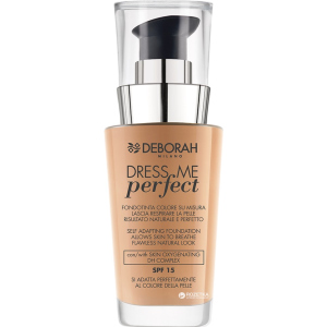 Тональна основа Deborah Dress me Perfect SPF 15 № 03 30 мл (8009518230123) краща модель в Миколаєві