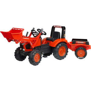 Дитячий трактор Falk 2060AM Kubota на педалях Червоний (2060AM) (3016202060145) краща модель в Миколаєві