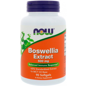 Натуральний екстракт NOW Boswellia Extract 500 мг 90 капсул (733739049360) краща модель в Миколаєві