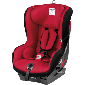 Автокресло Peg-Perego Viaggio 1 Duo-Fix K Rouge Черное с красным (IMDA020035DX13DX79) (8005475359471) лучшая модель в Николаеве