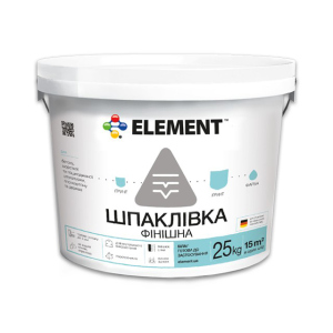 Финишная шпатлевка "ELEMENT" 25 кг лучшая модель в Николаеве