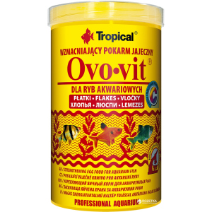 Корм Tropical Ovo-vit для акваріумних риб у пластівцях 1 л (5900469770368) ТОП в Миколаєві