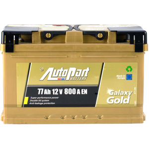 Автомобільний акумулятор Autopart 77 Ah/12V Galaxy Gold Ca-Ca (0) (ARL077-GG0) краща модель в Миколаєві