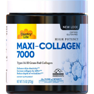 Натуральна добавка Country Life 1 та 3 Типів + Біотин Maxi Collagen 7.5 унцій (210 г) (015794050704) ТОП в Миколаєві