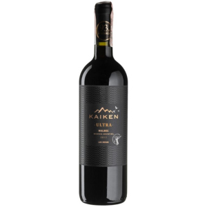 хороша модель Вино Kaiken Malbec Ultra червоне сухе 0.75 л 14.5% (7804303555037_7804303000872)