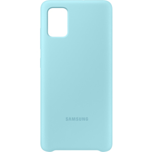 купити Панель Samsung Silicone Cover Samsung Galaxy A51 (А515) Blue (EF-PA515TLEGRU)