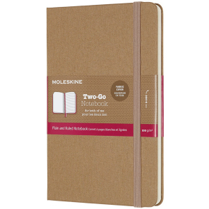 Записная книга Moleskine Two-Go 11.5 x 17.5 см 144 страницы Бежевая (8058647620206) лучшая модель в Николаеве