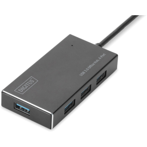 USB-хаб Digitus USB 3.0 Hub 4 порта Black (DA-70240-1) ТОП в Николаеве