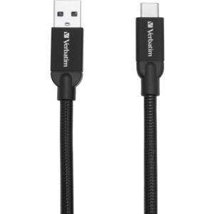 Кабель Verbatim USB-C - USB-A 1 м Черный (48871) ТОП в Николаеве