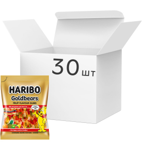Упаковка конфет жевательных HARIBO Gold bears 80 г х 30 шт (9002975308397) лучшая модель в Николаеве