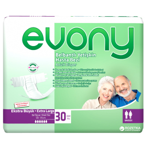 Підгузки для дорослих Evony 4 Extra Large 30 шт (8690536804092) в Миколаєві