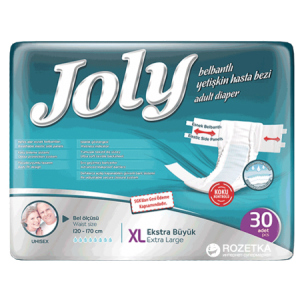 Підгузки для дорослих Joly 4 Extra Large 30 шт (8690536805198) ТОП в Миколаєві