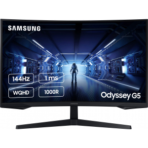 Монітор 31.5" Samsung Odyssey G5 LC32G54T Black (LC32G54TQWIXCI) краща модель в Миколаєві