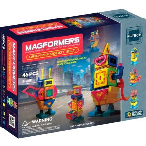 Конструктор магнітний Magformers Крокуючий робот 45 деталей (709004) (8809134368275) ТОП в Миколаєві