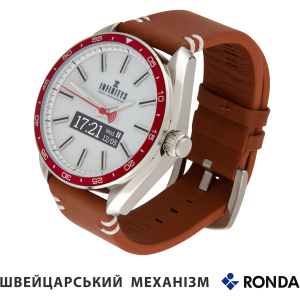 Смарт-годинник Atrix Infinitys X10 45mm Swiss Classic Chrono Red-White (swwpaii1sccrw) надійний