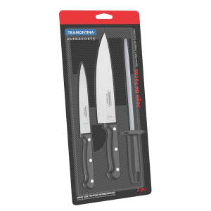 Набір ножів Tramontina Ultracorte 3 предмети (23899/072) краща модель в Миколаєві