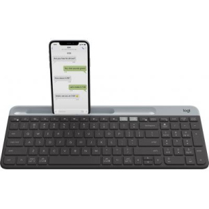 Клавиатура Logitech K580 Slim Multi-Device Wireless Graphite (920-009275) ТОП в Николаеве