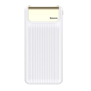 Power bank Baseus Quick Charge 3.0 с ЖК дисплеем 10000 mah White лучшая модель в Николаеве