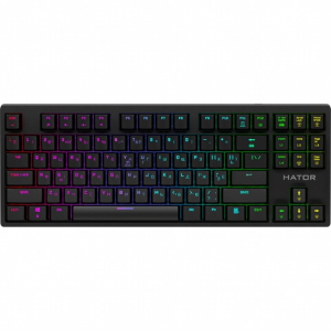 Клавіатура Hator Rockfall EVO TKL Optical Black (HTK-630) ТОП в Миколаєві