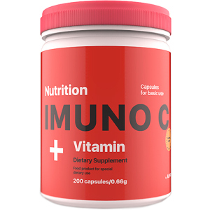 Вітаміни AB PRO Imuno C Vitamin 200 капсул (IMUNO200AB008) ТОП в Миколаєві