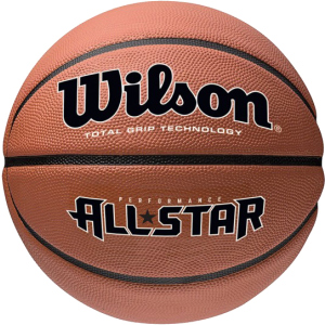 купити М'яч баскетбольний Wilson New Performance All Star Size 7 Brown (WTB4041XB07)