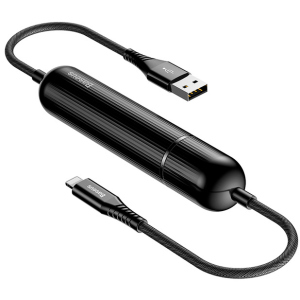 УМБ Baseus Energy Two-in-one Power Bank with Lightning Cable Black (CALXU-01) в Николаеве