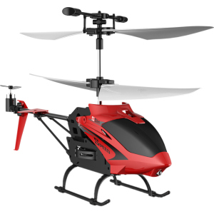 Вертолет Syma S5H 2.4 ГГц 23 см со светом, барометром и гироскопом Red (S5H_red) (6946702902980) лучшая модель в Николаеве