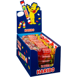 Упаковка жувальних цукерок Haribo Roulette 50 шт х 25 г (4001686372234) в Миколаєві