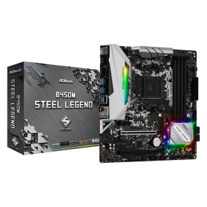 Материнская плата ASRock B450M Steel Legend Socket AM4 лучшая модель в Николаеве