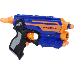 Бластер Hasbro Nerf Элит Файрстрайк Голубой (53378_голубой) лучшая модель в Николаеве