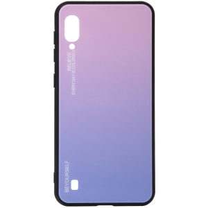 Панель BeCover Gradient Glass для Samsung Galaxy M10 2019 SM-M105 Pink-Purple