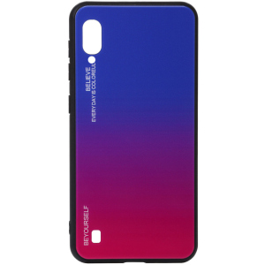 Панель BeCover Gradient Glass для Samsung Galaxy M10 2019 SM-M105 Blue-Red ТОП в Миколаєві