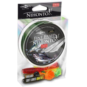 Шнур Mikado Nihonto Fine Braid 150 м 0.35 мм 33.40 кг Green (Z19G-035) краща модель в Миколаєві