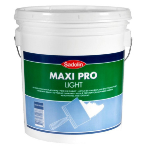 Легка шпаклівка для внутрішніх робіт Sadolin Maxi Pro Light Білий 17 л ТОП в Миколаєві