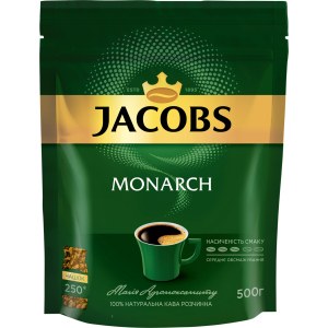 Кофе растворимый Jacobs Monarch 500 г (8714599108932) лучшая модель в Николаеве