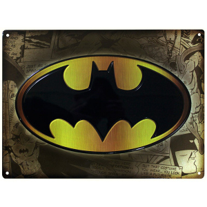 Металева картина ABYstyle DC Comics Batman (28x38) (ABYPLA012) ТОП в Миколаєві