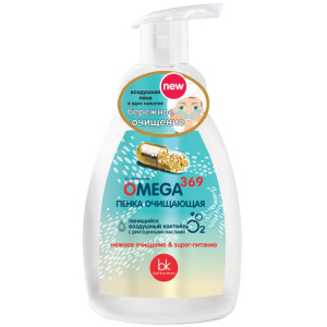 Пенка для лица Белкосмекс Очищающая Omega 369 260 г (4810090009939) в Николаеве