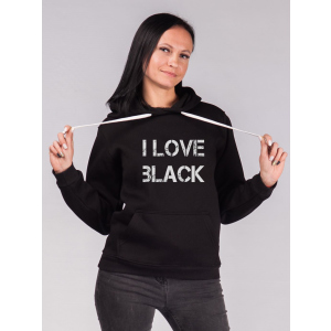 Худи Malta Ж459-14-РЧ Black Love L (46) Черное (2901000308210_mlt) лучшая модель в Николаеве