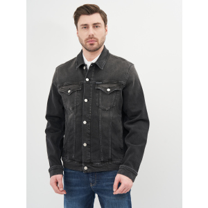 Джинсова куртка Calvin Klein Jeans Foundation Jacket J30J317247-1BY L Denim Black (8719853601426) краща модель в Миколаєві